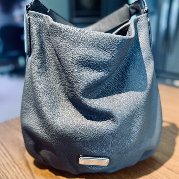 Marc Jacobs Handbags - Marc by Marc Jacobs Standard Supply Workwear Leather Gray Slouchy Hobo Bag